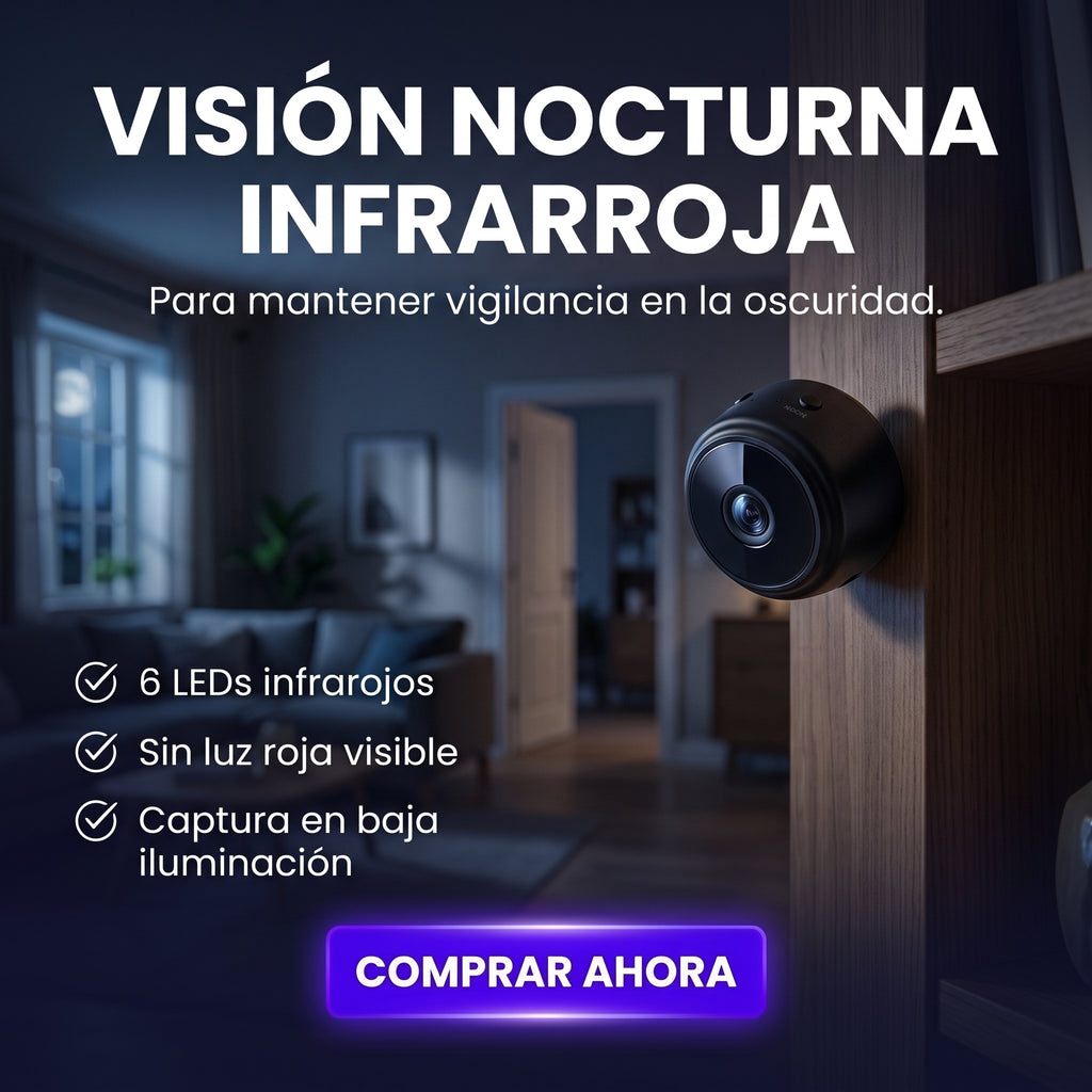 Mini cámara Espía - Vigila tus espacios estés donde estés!