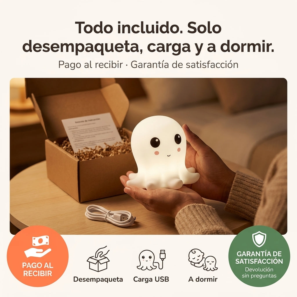 Lampara Pulpito Nocturno Led — vista 7
