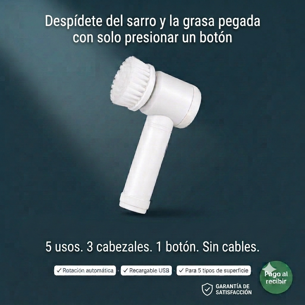 Cepillo Electrico De Limpieza - Limpieza profunda sin esfuerzo