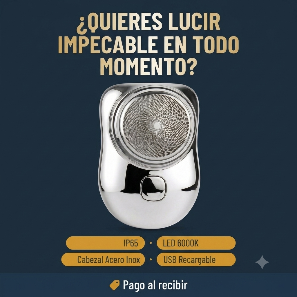 Mini Rasuradora Afeitadora Portatil - Corta en minutos, sin halar