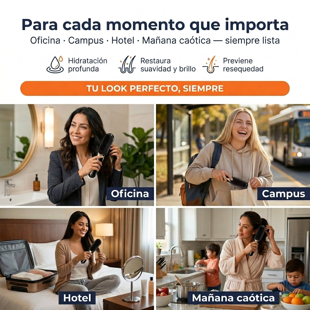 Cepillo Alisador Portatil
