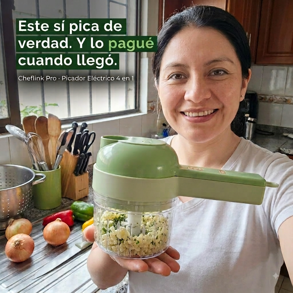 Picador Multifuncional - Pica de todo sin llorar!